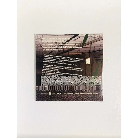 Rare! CD Chayanne - No Te Preocupes Por Mi - Picture 2 of 3